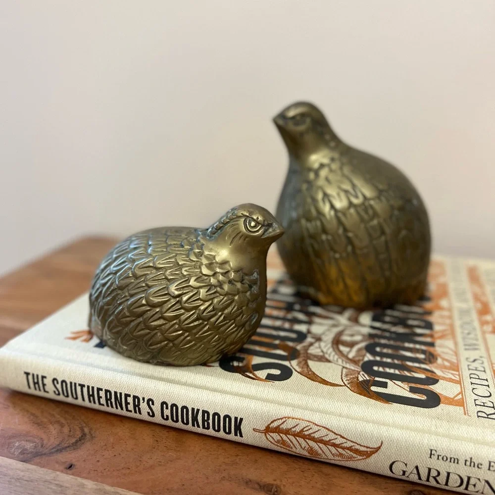 Pair of Bronze Pheasant Decorative Accents - Picture 3 of 7